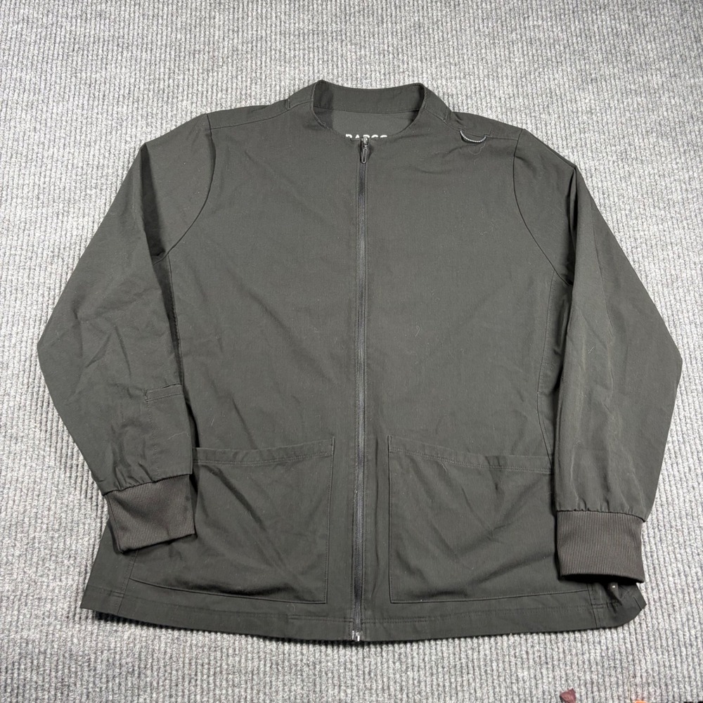 Barco Unify Jacket Womens XL Black Full Zip Scrub BUC001 Warm Up
